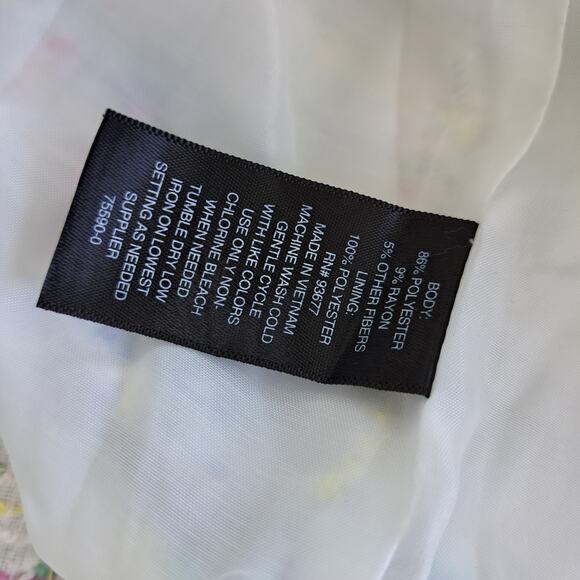 New Worthington Multicolor Tweed Open Front Blazer Jacket Size XL Tall - Picture 10 of 10